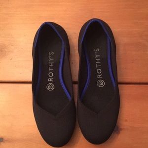 Rothy’s Solid Black Flat Size 7